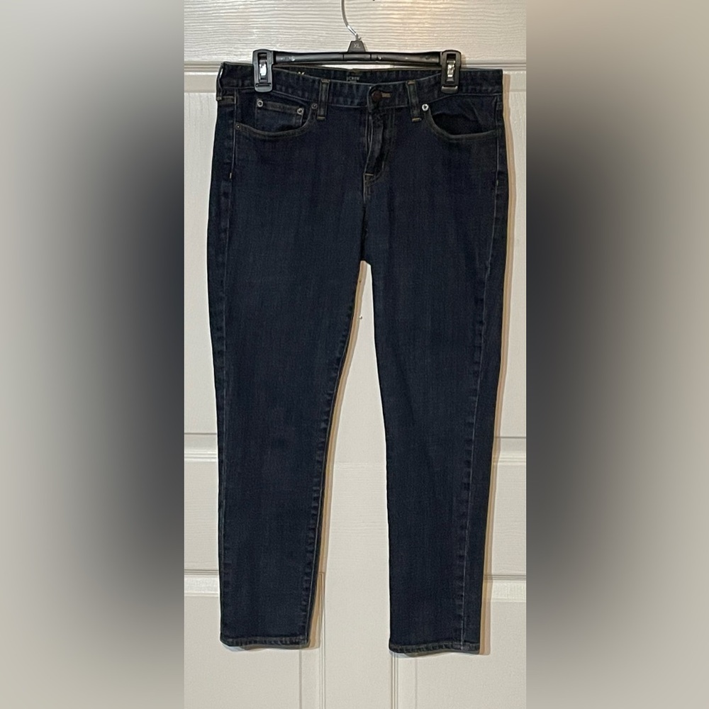 J Crew Women’s Size 12 Mid-Rise Toothpick Jeans - 98% Cotton, 31” Waist